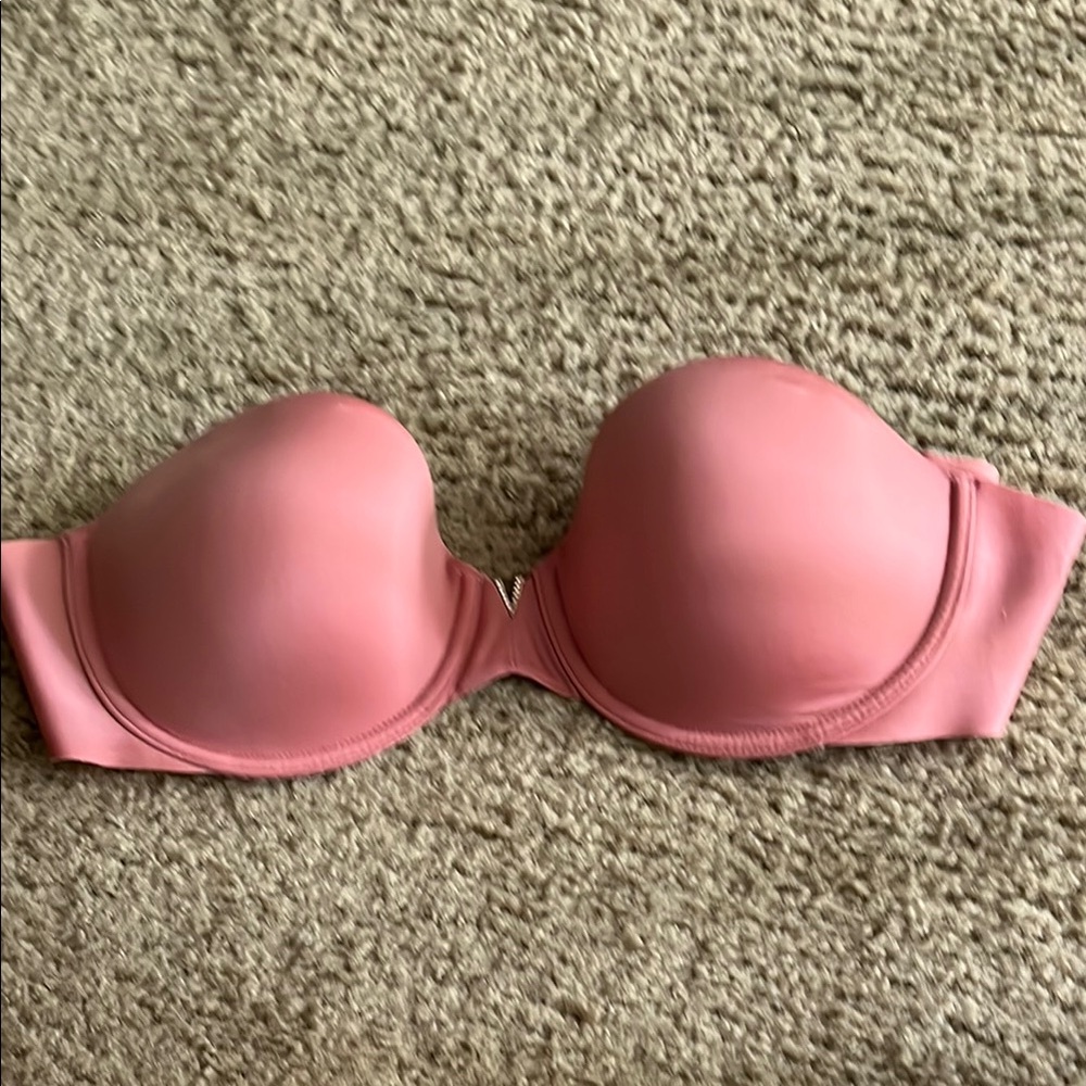Strapless Pink Bra Victoria’s Secret 32DD